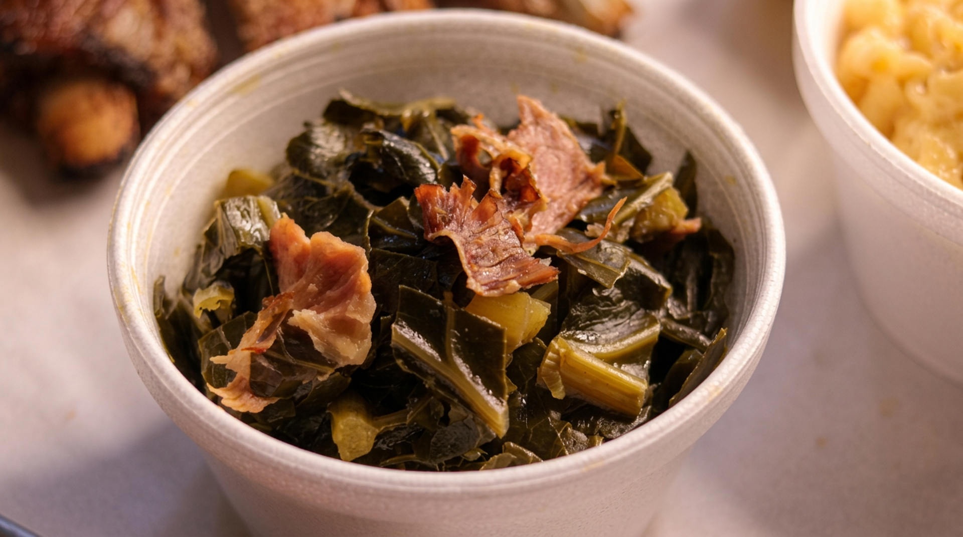 Sides with smoked turkey